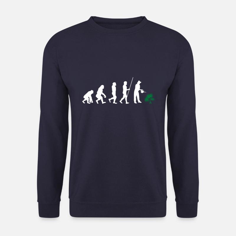 Jardinier évolution jardinier jardinier fleur cadeau - Sweat-shirt Unisexe - marine