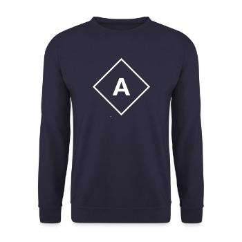 Idée cadeau pompiers assaut troupe - Sweat-shirt Unisexe - marine - Devant - Alina (178cm) & Michal (187cm)