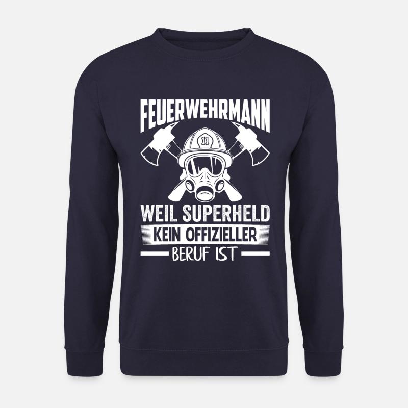 Geschenkidee für Feuerwehrmänner - Unisex Pullover - Navy