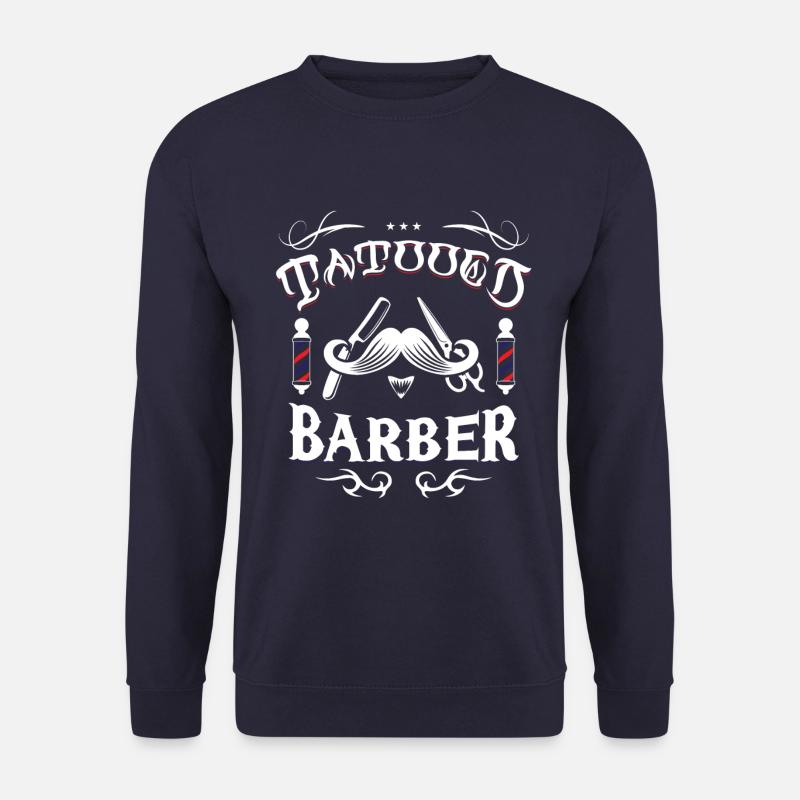 Tätowierter Barbier - Unisex Pullover - Navy