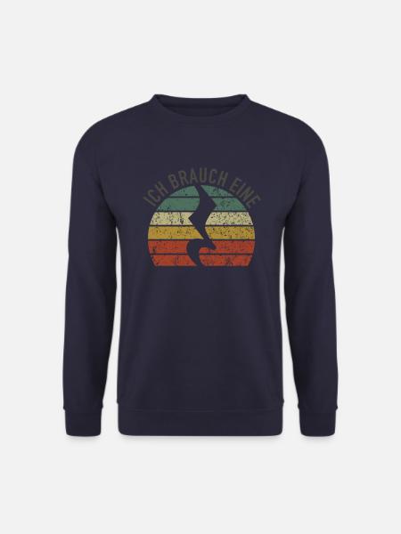 Ich brauche eine Pause, Pausenzeichen Musiker - Unisex Pullover - Navy