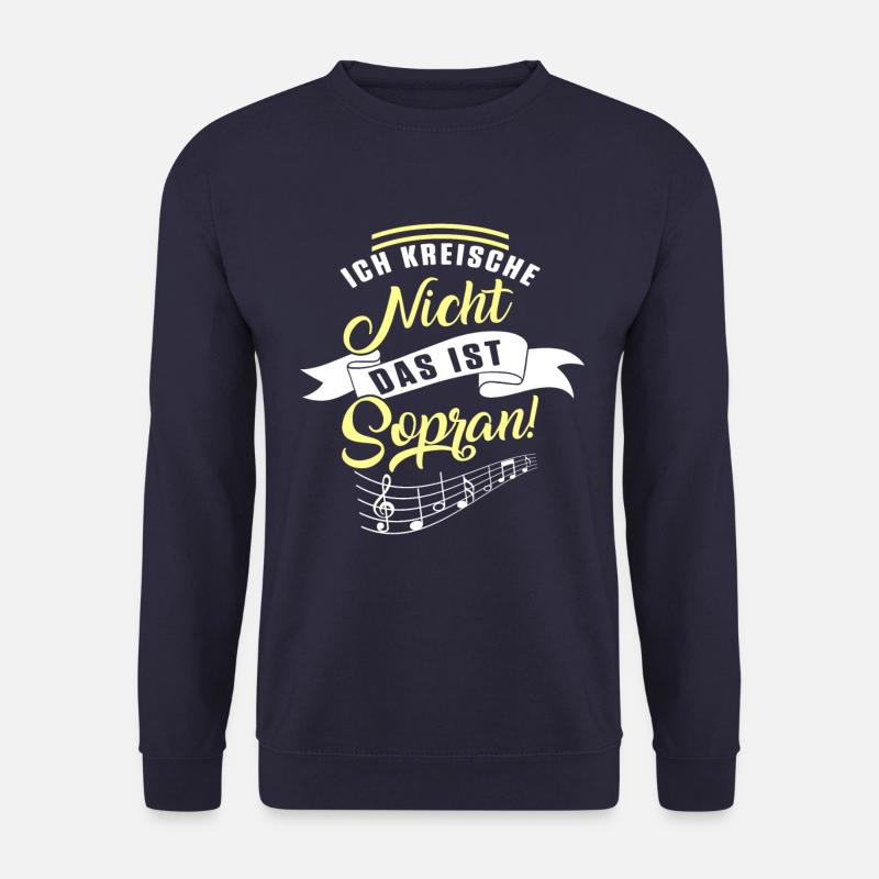 Chor Sopran Chorleiter Chorsingen Sänger Geschenk - Unisex Pullover - Navy