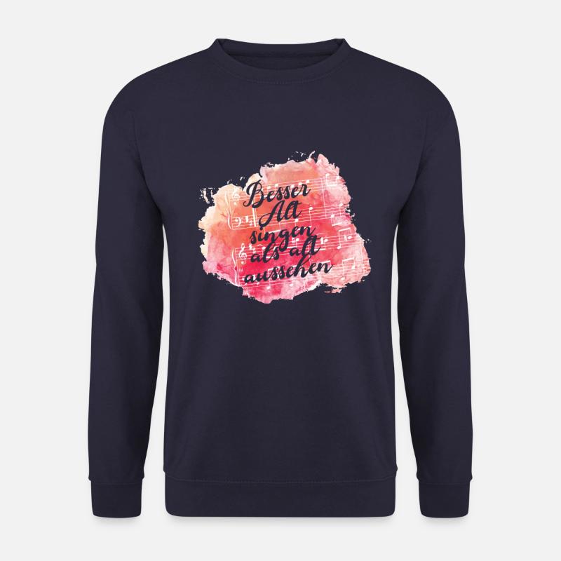 Alt Chor Chorsänger Chorleiter Chorsingen Geschenk - Unisex Pullover - Navy
