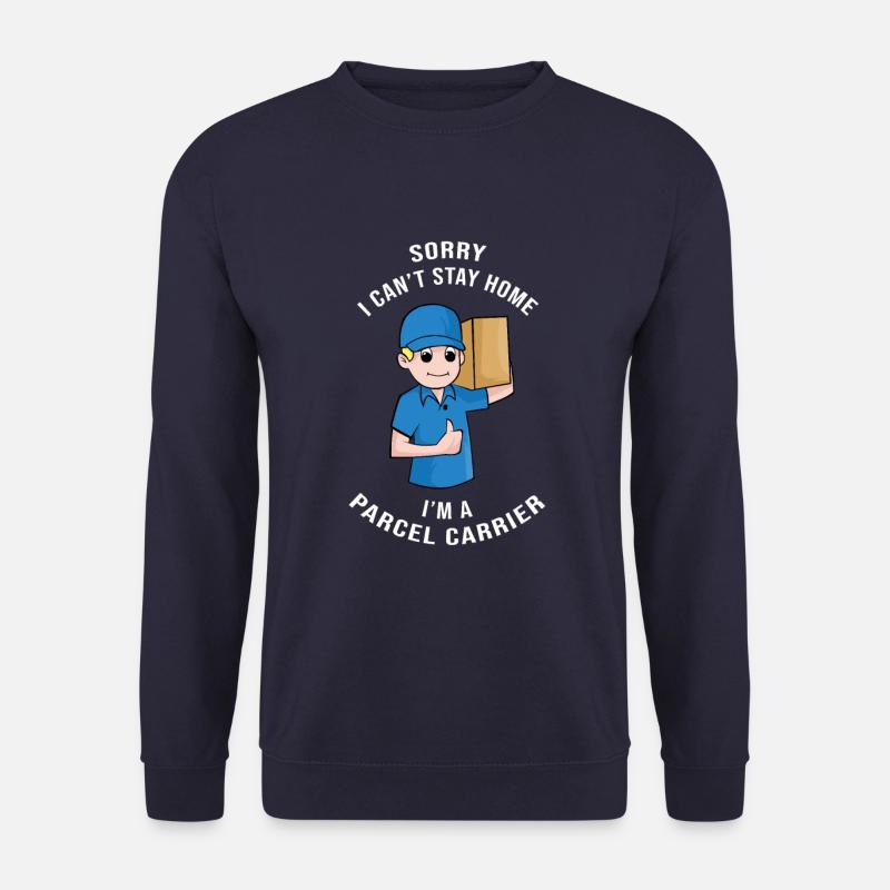 Paketträger Delivery Boy Geschenkidee - Unisex Pullover - Navy