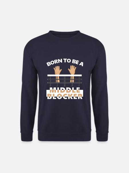 Volleyball Geschenkidee - Unisex Pullover - Navy