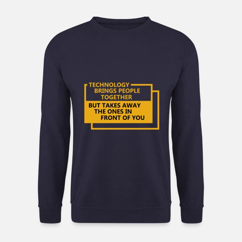 Smartphone cellphone - Unisex Sweatshirt - navy