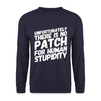 Admin Administrator Computer Science Computer - Unisex Sweatshirt - navy - Front - Alina (178cm) & Michal (187cm)
