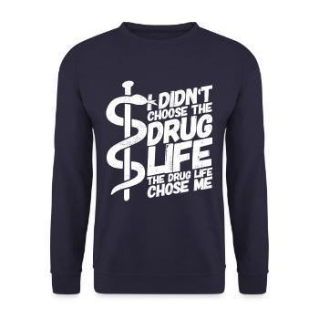 Apotheker Apotheke Pharmazeut - Unisex Pullover - Navy - Vorne - Alina (178cm) & Michal (187cm)