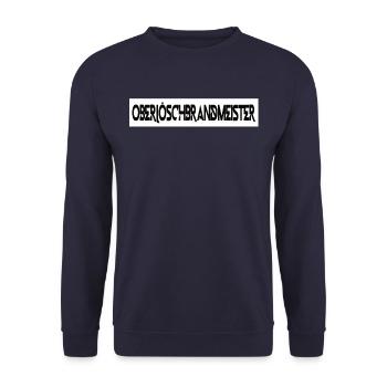 Freiwillige Feuerwehr Feuerwehrmann Geschenk - Unisex Pullover - Navy - Vorne - Alina (178cm) & Michal (187cm)
