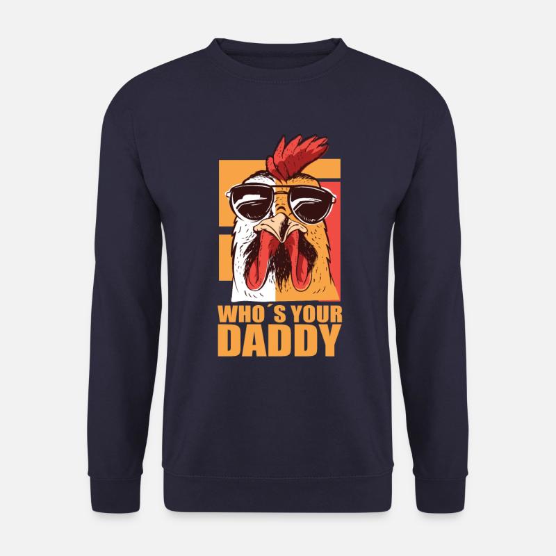 whos your daddy - Unisex Pullover - Navy
