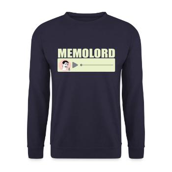 Fichiers audio memolord Voice Messages - Sweat-shirt Unisexe - marine - Devant - Alina (178cm) & Michal (187cm)