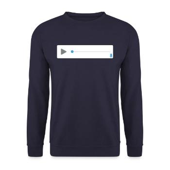 Fichiers audio de messages vocaux - Sweat-shirt Unisexe - marine - Devant - Alina (178cm) & Michal (187cm)