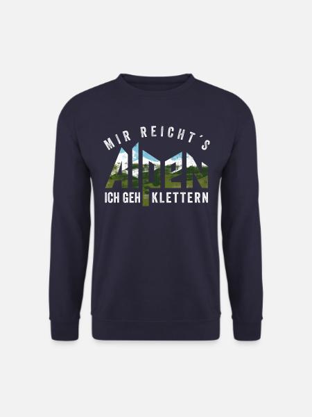 Mir reicht’s ich geh klettern - Kletterer Geschenk - Unisex Pullover - Navy