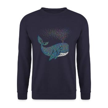 Fastnacht - Karneval - Karnewal - Wortspiel - Sweat-shirt Unisexe - marine - Devant - Alina (178cm) & Michal (187cm)