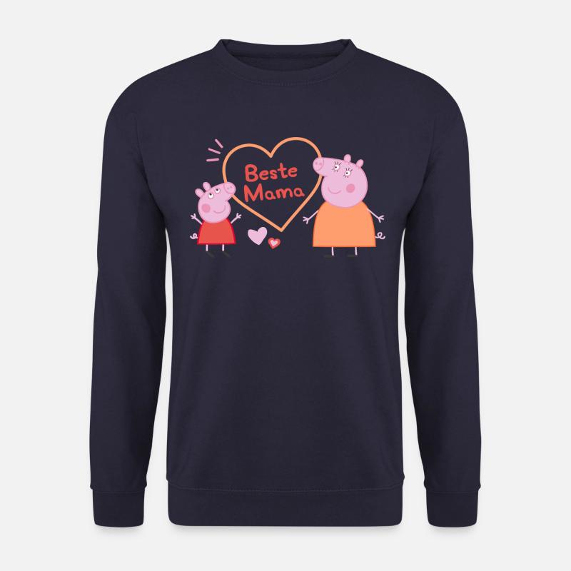 Peppa Pig Design Beste Mama - Unisex Pullover - Navy