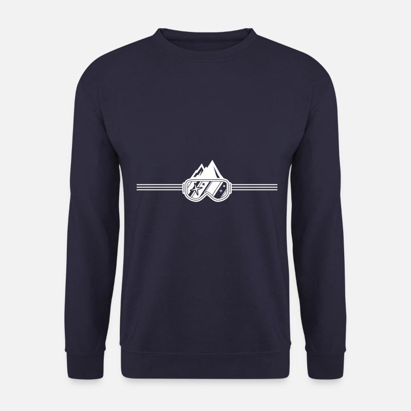 ski brille - Unisex Pullover - Navy