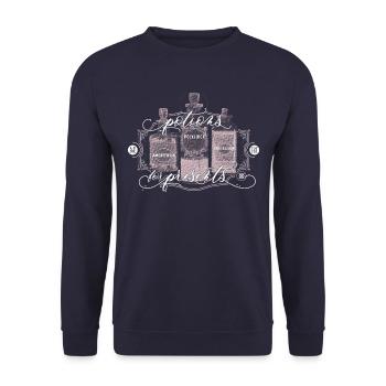Harry Potter Potions Zaubertränke - Unisex Pullover - Navy - Vorne - Alina (178cm) & Michal (187cm)