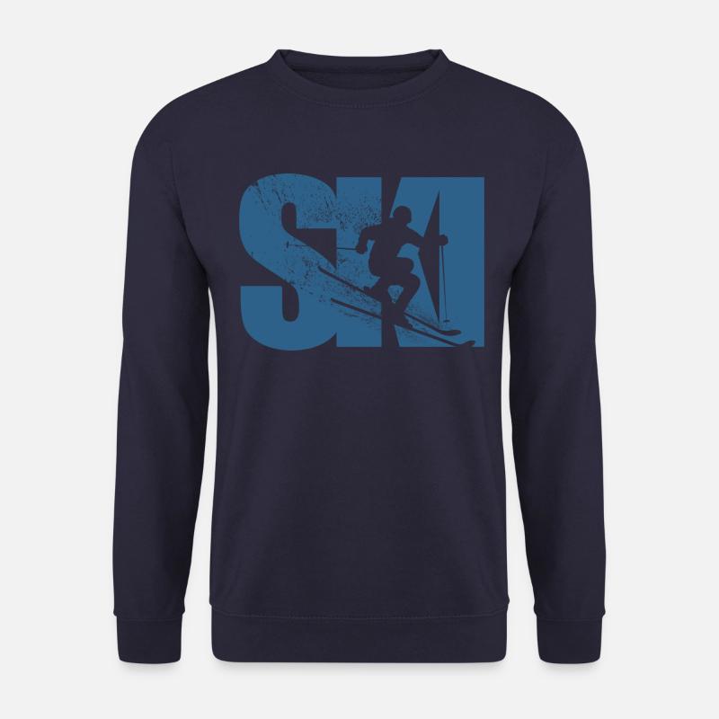 Ski, Apres Ski, Wintersport, Skiurlaub - Unisex Pullover - Navy