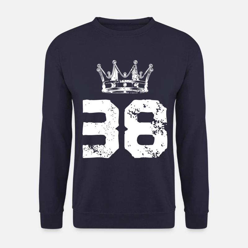 38 Number crown - Unisex Sweatshirt - navy