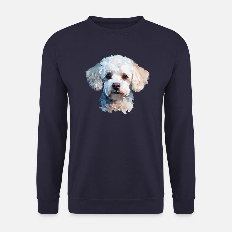 Pudel Polygon Design - Unisex Pullover - Navy