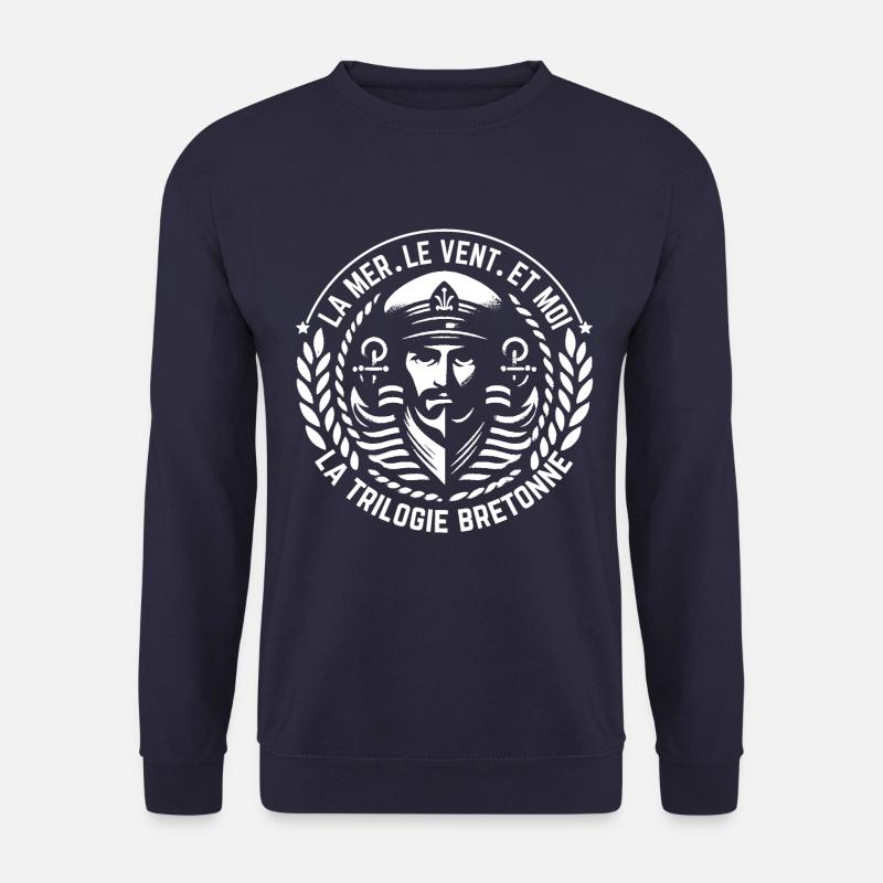 triangle breton - Sweat-shirt Unisexe - marine