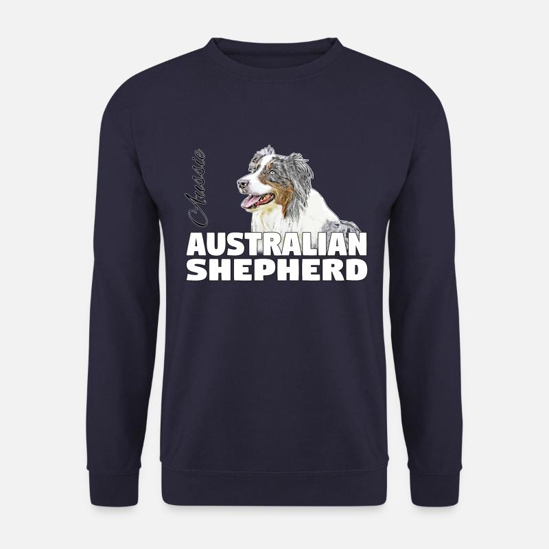 Australian Shepherd - Unisex Pullover - Navy