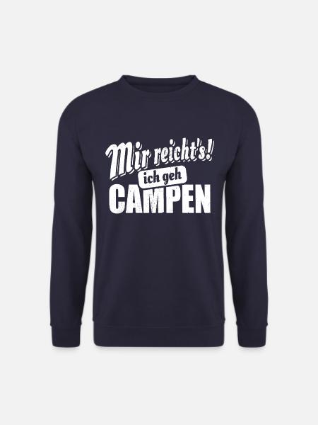 Mir reicht's ich geh campen - Spruch - Unisex Pullover - Navy