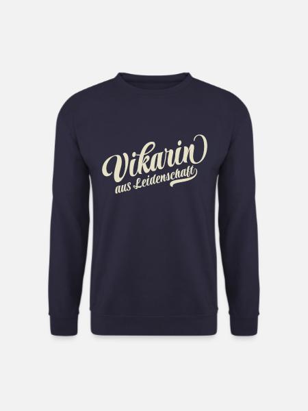 Vikarin aus Leidenschaft - Motivation und Erfolg - Unisex Pullover - Navy