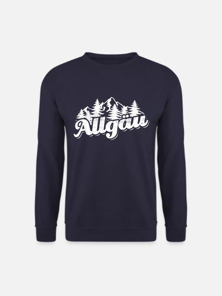 Allgäu - Wald und Berge Wandern Erholung - Unisex Pullover - Navy