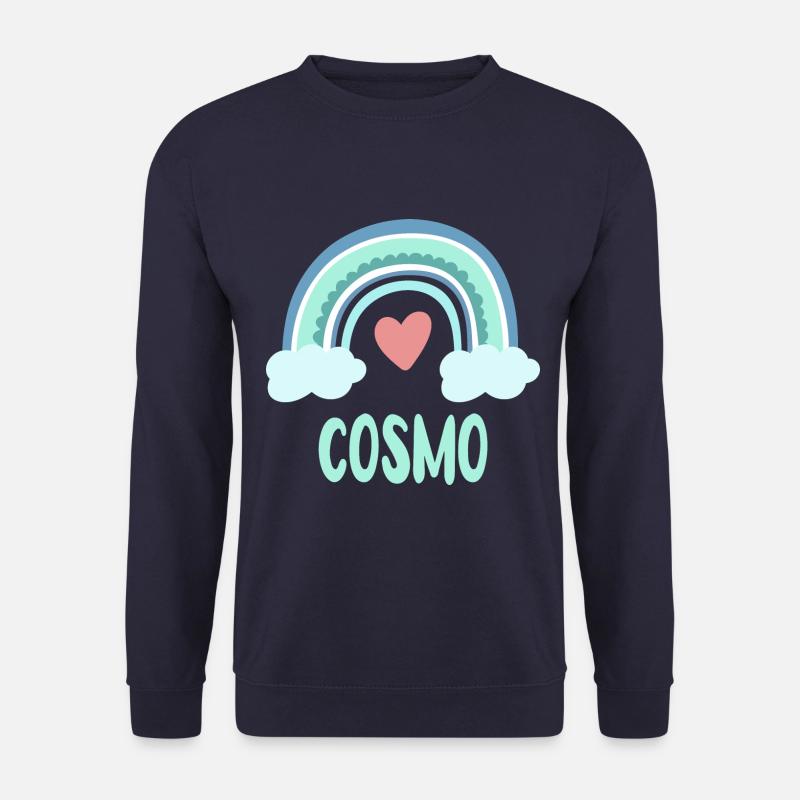 Cosmo Name Regenbogen Baby - Unisex Pullover - Navy