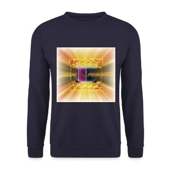 10trayant 3 - Sweat-shirt Unisexe - marine - Devant - Alina (178cm) & Michal (187cm)