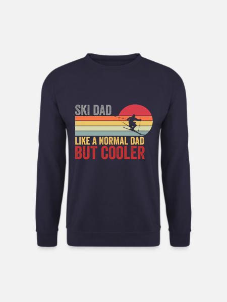 Ski Dad Retro Vintage - Unisex Pullover - Navy