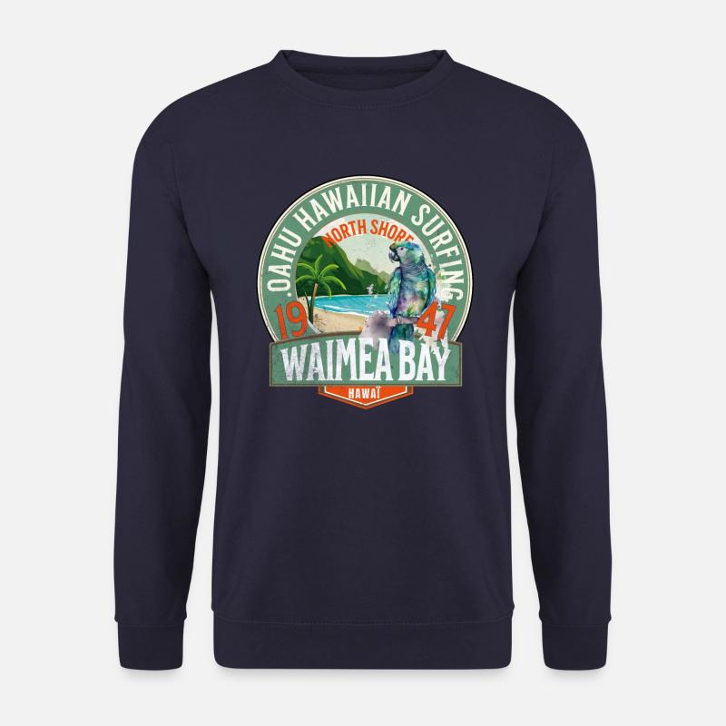 Oahu hawaiianisches Surfen - Unisex Pullover - Navy