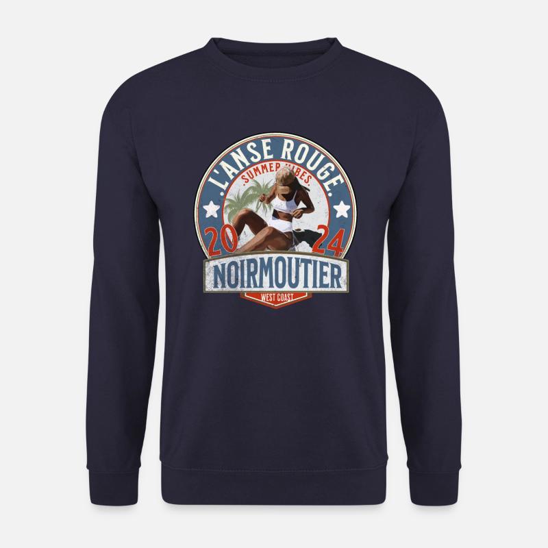L Anse rouge Noirmoutier - Unisex Pullover - Navy