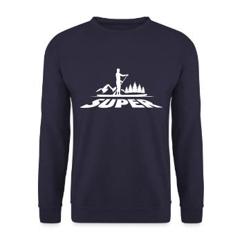 Stand up paddling - SIPER, SUP board - Unisex Pullover - Navy - Vorne - Alina (178cm) & Michal (187cm)