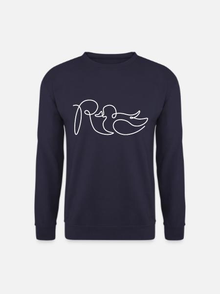Rente Ente - Rentnerin Ruhestand Pension - Unisex Pullover - Navy