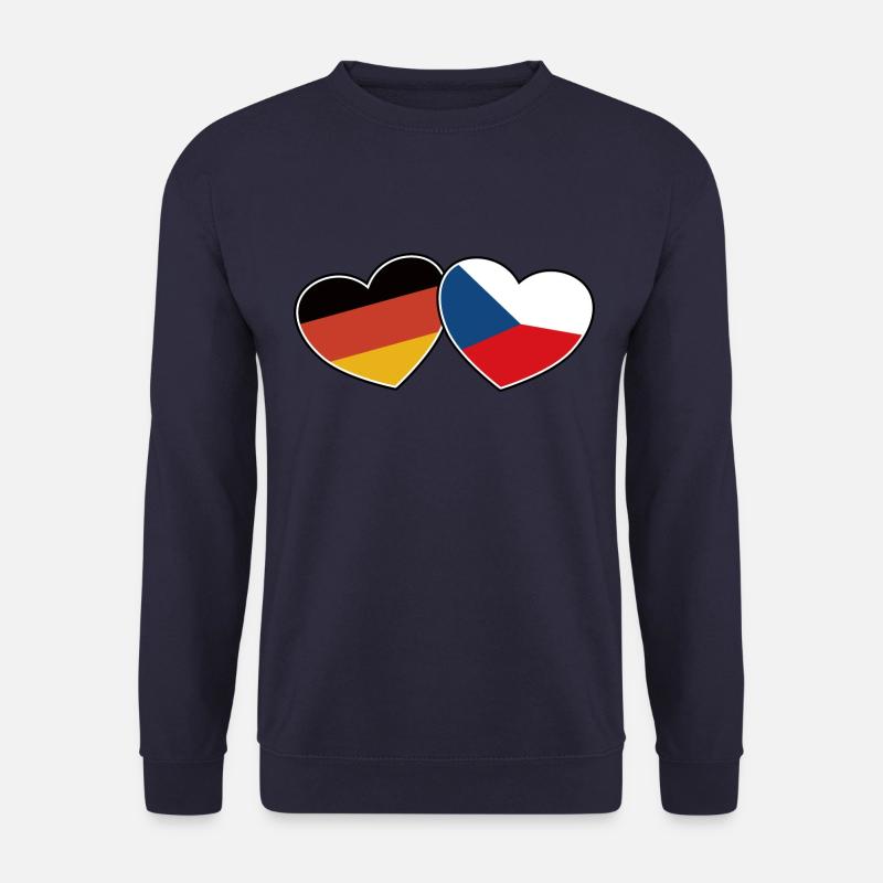 Deutsch Tschechische Freundschaft - Geschenk - Unisex Pullover - Navy