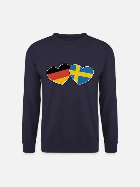 German Swedish Friendship - Gift - Unisex Sweatshirt - navy