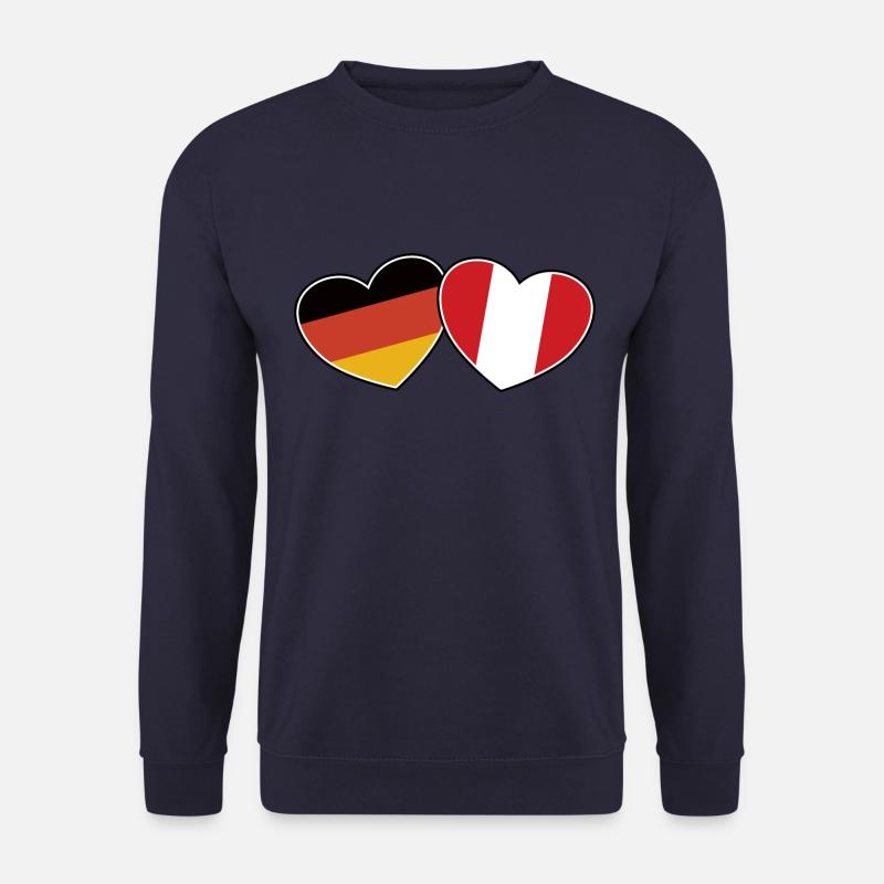 German Peruvian Friendship - Gift - Unisex Sweatshirt - navy