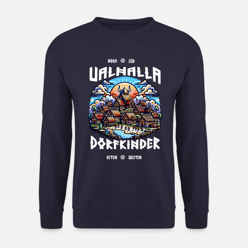 Dorfkinder Kinder Walhalla - Unisex Pullover - Navy