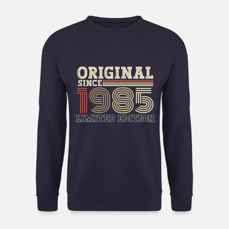 Original seit 1985 Jahrgang Geburtstag Geschenk - Unisex Pullover - Navy
