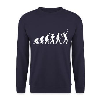 Evolution Tennis - Tennis Spieler - Unisex Pullover - Navy - Vorne - Alina (178cm) & Michal (187cm)