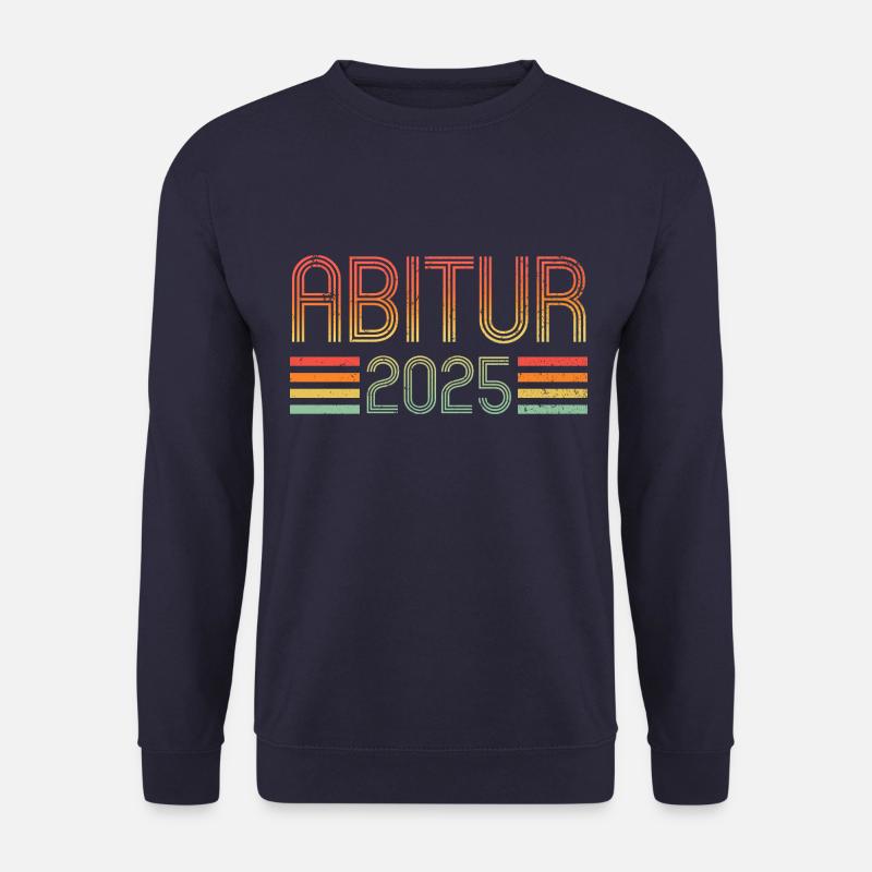 Abitur 2025 - Abi - Vintage - Retro - Unisex Pullover - Navy