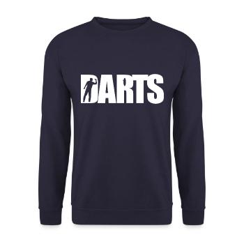 Darts Classics - Silhouette - Dartfan Darts Player - Sweat-shirt Unisexe - marine - Devant - Alina (178cm) & Michal (187cm)