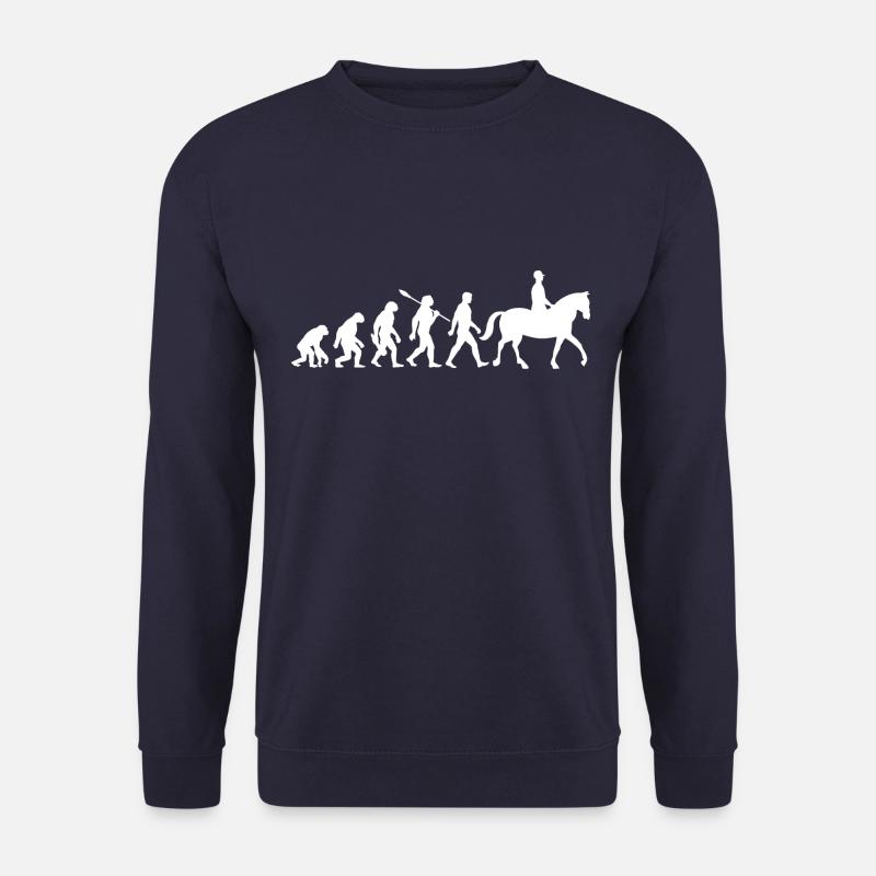 Evolution Riding - Chevaux - Dressage - Sweat-shirt Unisexe - marine