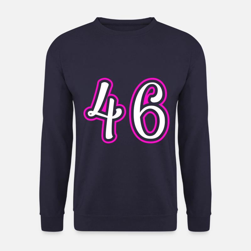 46 Zahl nummer - Unisex Pullover - Navy