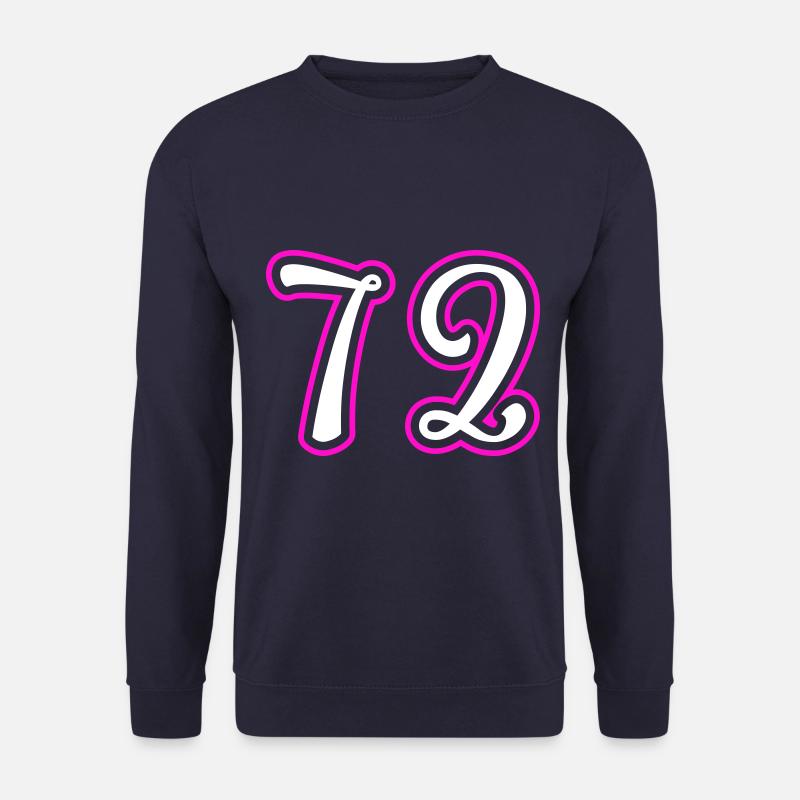 72 Zahl nummer - Unisex Pullover - Navy