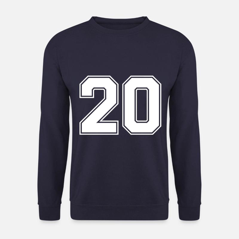 20 number jersey - Unisex Sweatshirt - navy