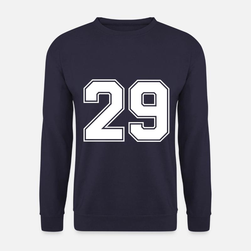 29 Zahl Trikot - Unisex Pullover - Navy