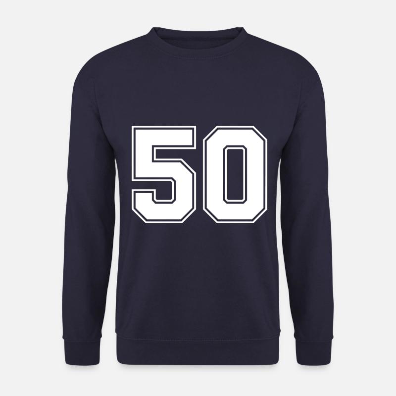 50 number jersey - Unisex Sweatshirt - navy